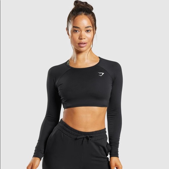 Gymshark Training Long Sleeve Crop Top - Picture 1 of 5